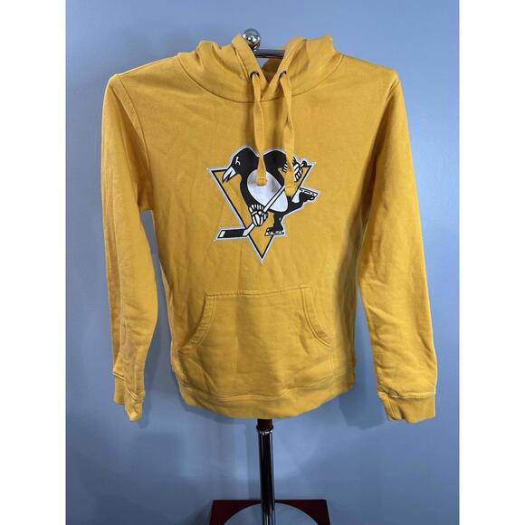 81 Kessel Pittsburgh Penguins NHL Fanatics Authentic Yellow Gold Hoodie Men's S* - Picture 1 of 4